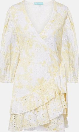 Melissa Odabash Tabitha broderie anglaise cotton wrap dress