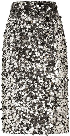 Dolce & Gabbana Gonna Midi Con Paillettes-Donna