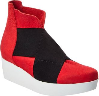 Arche Fujtik Leather Wedge Bootie