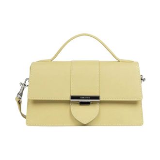 Lancaster Paris Ily Cross Body Bag - Dames - Tassen - Beige - Maat: ONE Size Leer