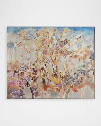 John-Richard Dusken Thicket Framed Original Painting by Teng Fei