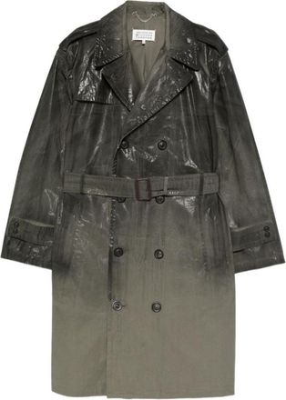Maison Margiela Green Belt Double Breasted Jacket