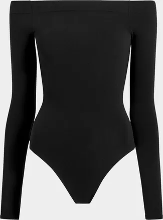 Commando Ballet Off-Shoulder Microfiber Bodysuit