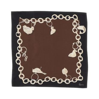 Jacquemus Vierkante Zijden Sjaal - Dames - Zijden sjaals - Veelkleurig - ONE Size - Accessoires