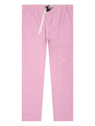 Advisory Board Crystals buckle-embellished trousers - men - Cotton - L - Pink