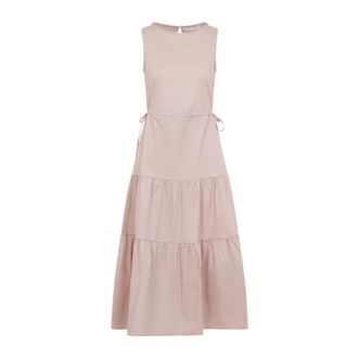 PESERICO Dames, Jurken, Roze, Maat: S Katoen