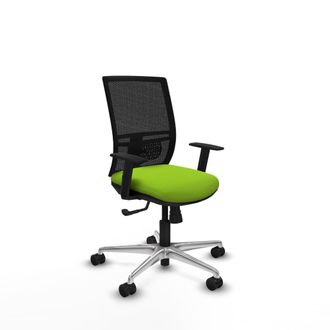 Piqueras y Crespo Silla De Oficina Piqueras Y Crespo Yunquera Negro Cuero Sint&eacute;tico