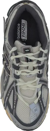 New Balance Mens Sneakers 1906a Silver Metallic Upper Fabric Trainers