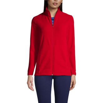Lands End Anyweather Fleece Full Zip Jacket in Rich Red at Nordstrom, Size X-Small P