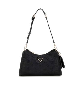 Guess Polyurethane Shoulder Bag - Black