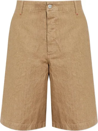 Jacquemus Warm Beige Cotton Shorts