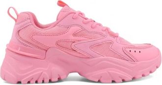 Ga&euml;lle Paris Roze Sneakers voor Vrouwen - Dames - Sneakers - Roze - 36 EU - Polyester - Schoenen