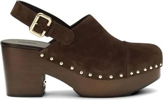 Chlo&eacute; Schoenen, Dames, Bruin, 37 EU, Flat Sandalen