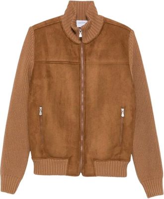 Gran Sasso Bomberjack - Heren - Jassen - Bruin - Maat: 2XL Wol