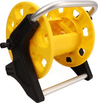 OEM Carrete De Manguera Amarillo G1/2, Carro Portamangueras Con Capacidad Para 20 M De Manguera, Lavado De Autos Para Jard&iacute;n, C&eacute;sped Y &Aacute;reas Exteriores