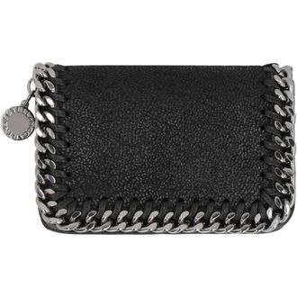 Stella McCartney Stella McCartney, Wallets & Cardholders, female, Black, Size: ONE SIZE Falabella Tri-Fold Wallet