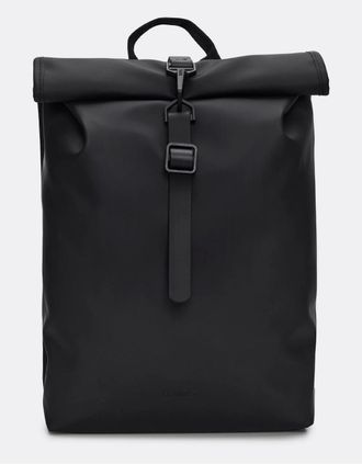 Rains Unisex Rolltop Rucksack Mini - 01 Black - Size: ONE size