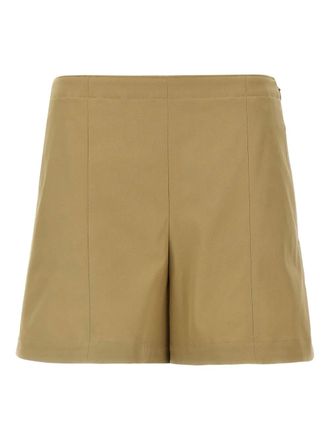 Theory cotton shorts - women - Elastane/Cotton - 0 - Neutrals