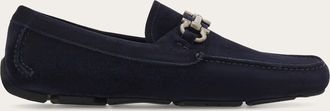 Ferragamo Men Gancini ornament driver Blue Size 10.5