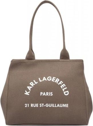 Karl Lagerfeld Tassen > Schoudertassen - Dames - Shoppers - Bruin - ONE Size - Tassen
