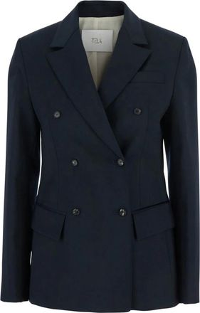 Tela Soho Blazer Jas - Dames - Blazers - Blauw - M - Wol - Jassen