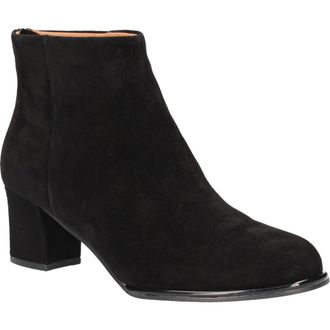 L'Amour Des Pieds Perren Bootie in Black Suede at Nordstrom, Size 11