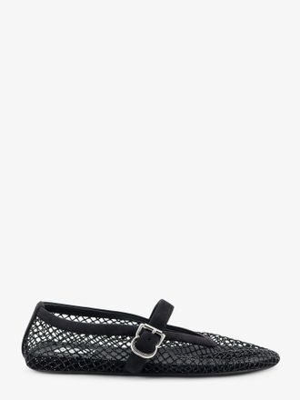 Alaia Ballerine Flat in mesh con dettaglio strass - ALAIA - gender_Woman