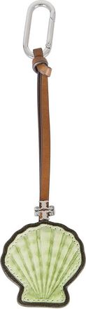 Tory Burch Leren Shell Sleutelhanger - Dames - Sleutelhangers & Tashangers - Veelkleurig - ONE Size - Leer - Accessoires