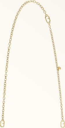 Furla Link Tracolla Color Light Gold Oro Metallo Donna