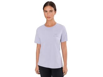 Arc'teryx Kragg SL Cotton Emblem Crew Short Sleeve Womens Clothing Mallow : 2XL
