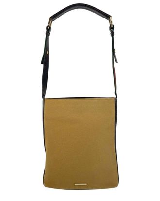 Gucci Beige Canvas & Leather Shoulder Bag (Authentic Pre-Loved)