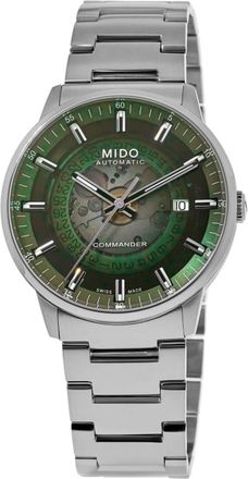 Mido Commander Gradient Automatic Green Dial Stainless Steel Mens Watch M021.407.11.411.03