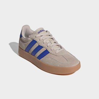 adidas Sneaker ADIDAS SPORTSWEAR BARREDA, Herren, Gr. 44,5, beige (wonder beige, lucid blau, gum10), Leder, Synthetik, Schuhe Sneaker, inspiriert vom Design 