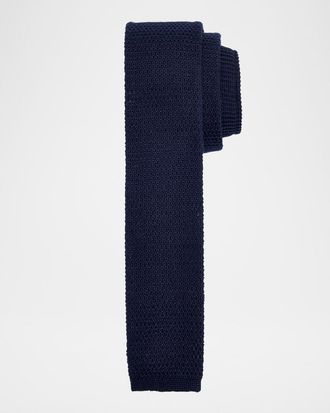 Ermenegildo Zegna Men & apos;s Linen Knitted Tie