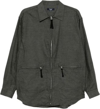 Comme Des Gar&ccedil;ons Geruit overhemd - Grijs