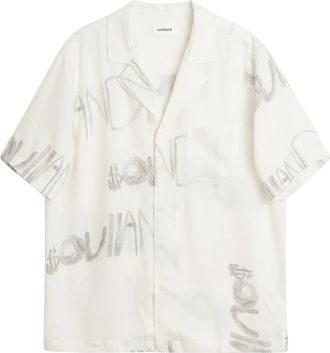 Soulland Overhemd - unisex - Korte mouwen Overhemden - Wit - Xs/S - Overhemden