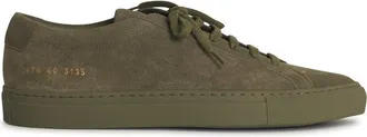 Common Projects Achilles Green Suede Sneakers