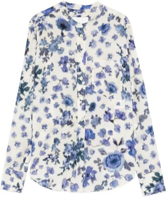 Isabel Marant Camicia a fiori Rusak - Bianco