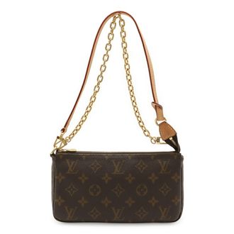 Louis Vuitton Monogram Brown Monogram Pochette (Pre-Owned)