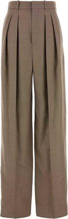 Saint Laurent Beige wide-leg pants