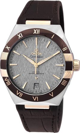 Omega Pre-owned Omega Constellation Automatic Chronometer Grey Dial Mens Watch 131.23.41.21.06.002