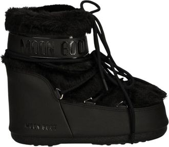Moon Boot Icon Low Faux-Fur Boot - - Shoes - Donna - Nero - 39 EU