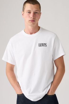Levi's Relaxed Fit Graphic Tee - Hombre - L - Blanco / Ssnl Logo 1.6 White +