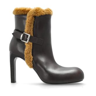 Balenciaga Heeled Boots, female, Brown, Size: 11 US Fargo 100mm Bootie