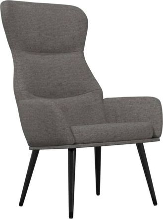 vidaXL Sillón de relax de tela gris claro Vidaxl