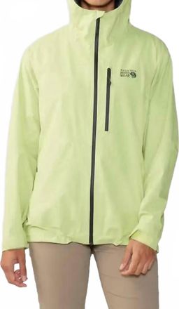 Mountain Hardwear Slim Stretch Ozonic Jacket In Lapis Dusk
