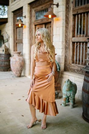 Dress Forum Bryn Set In Beige