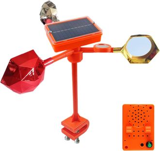 OEM Dispositivo Reflectante Antip&aacute;jaros - Para Jard&iacute;n Balc&oacute;n Terraza Verger Techo - Energ&iacute;a Solar - Rotativo