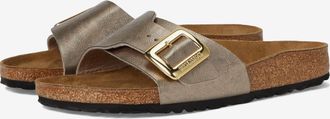 Birkenstock Womens Catalina Lux Narrow Sandal In Graceful Taupe