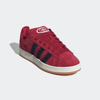 adidas Sneaker ADIDAS ORIGINALS CAMPUS 00S, Herren, Gr. 38,5, weiss (team victory rot, core schwarz, sanftes wei&szlig;), Leder, Schuhe Sneaker